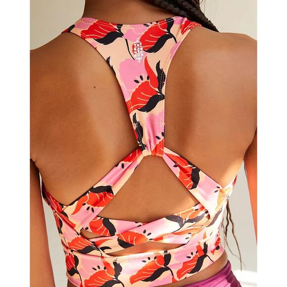 Free People Ashford Printed Symmetry - Color Clementine Combo - Large - NWOT - Picture 2 of 5